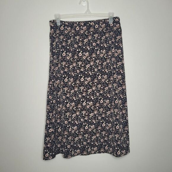 CJ Banks ditsy moody floral 90s y2k full skirt with pockets size 16w - Picture 1 of 10